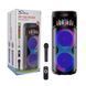 Колонка BIG Bluetooth Sing-e ZQS8222 з RGB-підсвічуванням + 1 мікрофон black 38915 фото 3