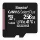 MicroSD 256GB Kingston Canvas Select Plus UHS-3 150R Class 10 43124 фото 2