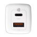 МЗП Baseus GaN2 Lite Quick Charger 65W (1USB-1USB-C) white 26840 фото 3