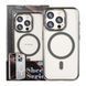 Силікон Samsung S25 Ultra MagSafe Sheen series electroplate gray 04098 фото 2