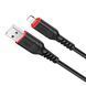 USB Cable Hoco Lightning X59 2.4A 1m black 26750 фото 2