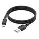 USB Cable Hoco Micro usb X90 2.4A 1m black 37220 фото 3