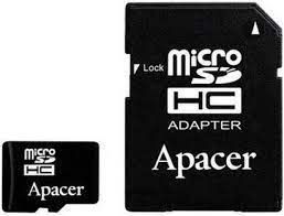 MicroSD 32GB Apacer UHS-1 Class 10 + SD adapter 09927 фото