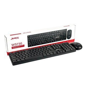 Клавіатура Bluetooth Jedel WS730 + мишка black 44346 фото