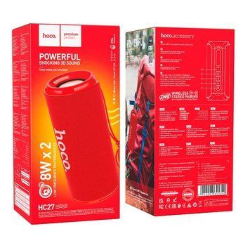 Колонка Bluetooth Hoco HC27 red 40124 фото