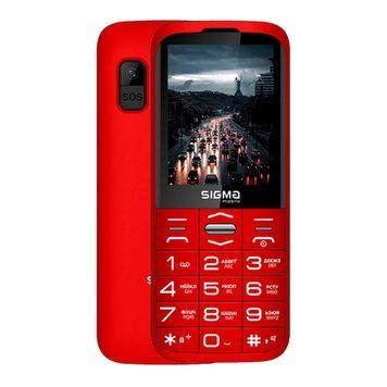 Телефон Sigma Comfort 50 CF212 Grace TYPE-C Red UA 08906 фото