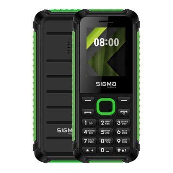 Телефон Sigma X-style 18 Track Black - Green UA 25269 фото