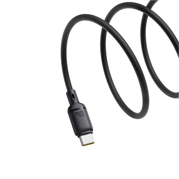 Cable Baseus Silky Series Fast Charging Type-C to Type-C 100W (1m) black 41472 фото