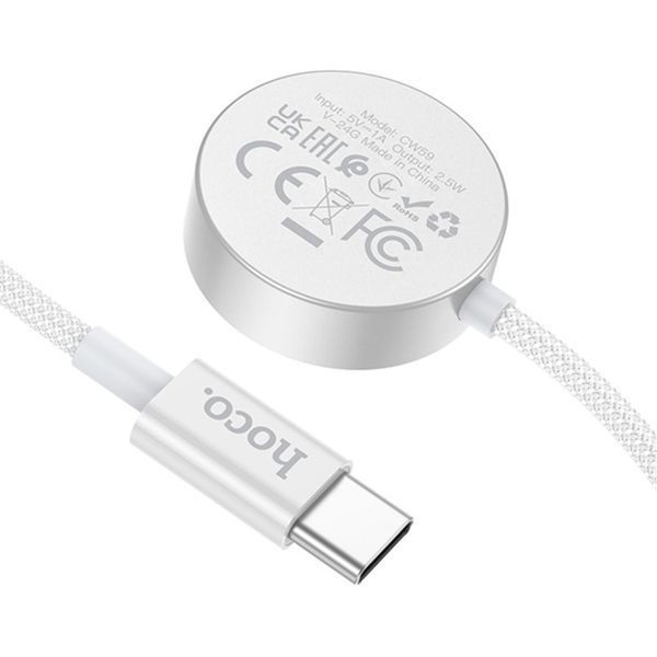 Cable Hoco CW59 USB-C Apple Watch white 43715 фото