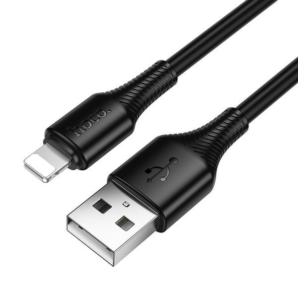 Cable Hoco Type-C to Lightning X120 PD 27W 1m black 44456 фото