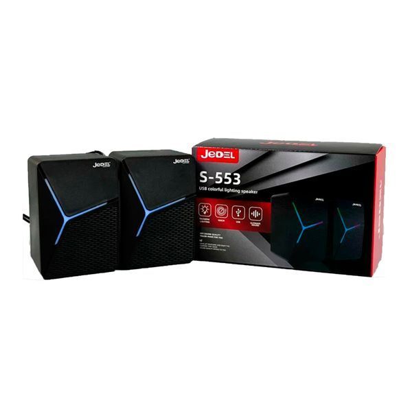 Колонка для комп'ютера Jedel S-553 RGB black 46943 фото