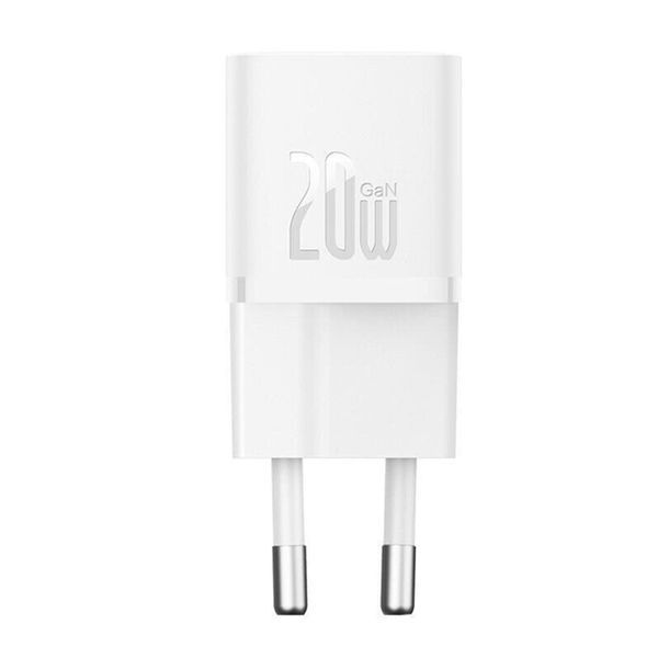 МЗП Baseus GaN5 Fast Charger 1C 20W white 36387 фото