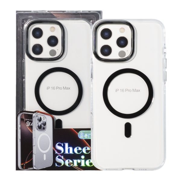Накладка Samsung S25 Ultra MagSafe Sheen series PC black 02470 фото