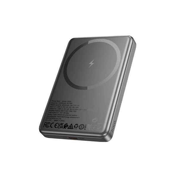 Power bank 10 000 mAh Hoco Q26 PD20W MagSafe metal gray 00070 фото