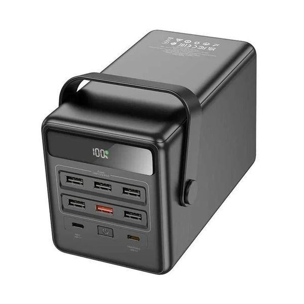 Power bank 100 000 mAh Hoco DB03 Endure 22.5W PD20W fully compatible PB/LED Lamp black 00883 фото