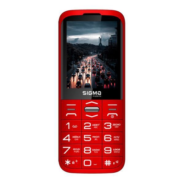 Телефон Sigma Comfort 50 CF212 Grace TYPE-C Red UA 08906 фото