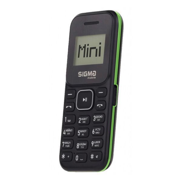 Телефон Sigma X-style 14 Mini Black - Green UA 26850 фото