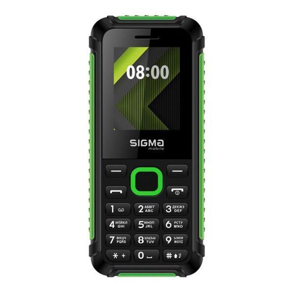Телефон Sigma X-style 18 Track Black - Green UA 25269 фото