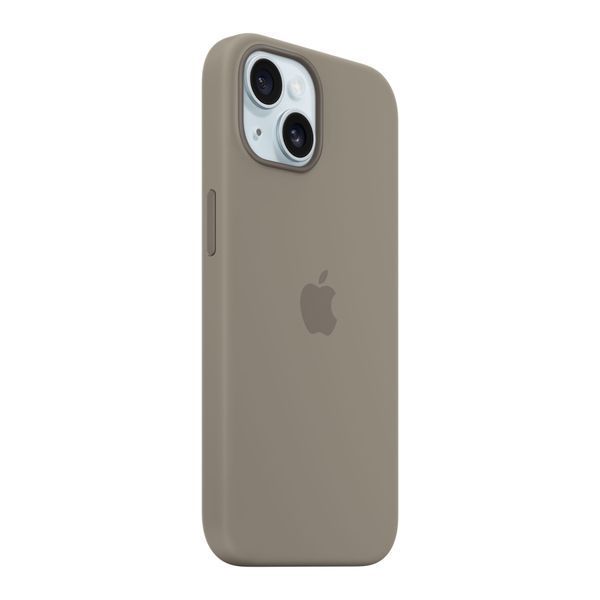 Silicone case with MagSafe iPhone 15 clay 33688 фото