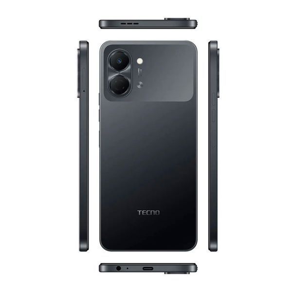 Смартфон Tecno Spark Go 3 (KN3) 4/128 Ink Black UA 45942 фото