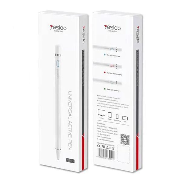 Стилус Yesido ST05 Active Pen white 31565 фото