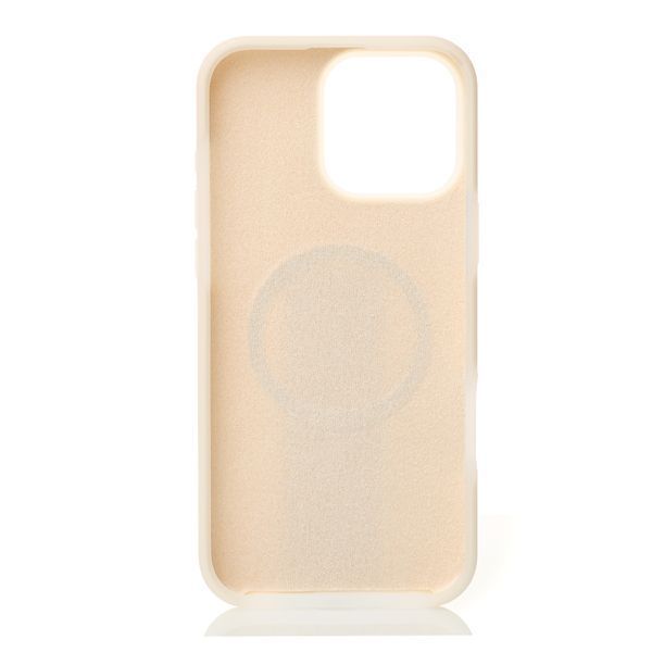 Силікон iPhone 16 Smooth MagSafe cream 41901 фото