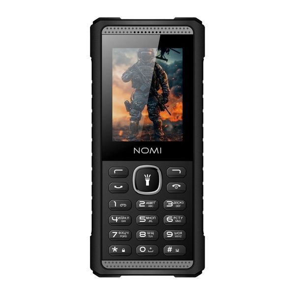 Телефон Nomi i2420 Black-Gray UA 40828 фото