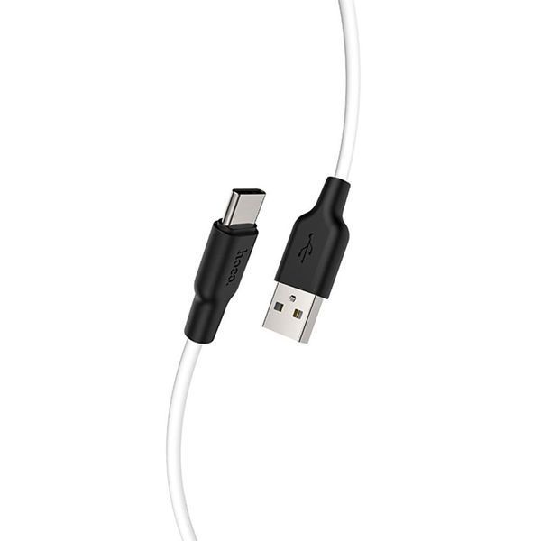 USB Cable Hoco Type-C X21 3A 2m white 21270 фото
