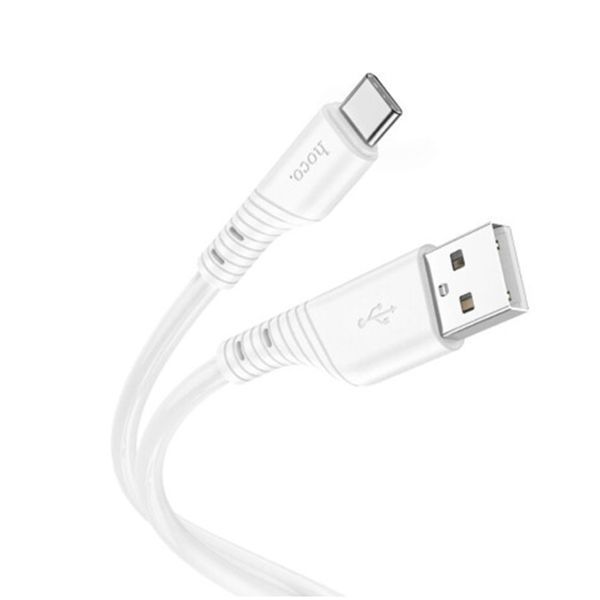 USB Cable Hoco Type-C X97 2.4A 1m white 34035 фото