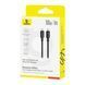 Cable Baseus Silky Series Fast Charging Type-C to Type-C 100W (1m) black 41472 фото 1