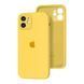 Silicone case Full camera iPhone 12 yellow 31764 фото 2