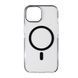 Cилікон iPhone 16 Pro Max MagSafe Ice Crystal Beyer black 42601 фото 1