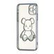 Силікон iPhone Xr Shining Bear Case blue 35495 фото 2