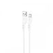 USB Cable Hoco Type-C X97 2.4A 1m white 34035 фото 2
