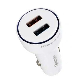 АЗП Reddax RDX-109 3A (2USB) + cable lightning white 02625 фото
