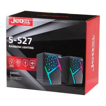 Колонка для комп'ютера Jedel S-527 RGB black 46942 фото