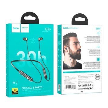 Навушники Bluetooth Hoco ES65 Sport black 46443 фото