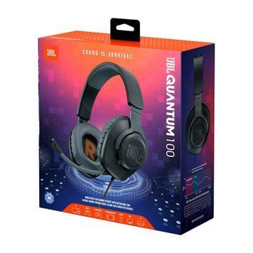 Навушники для комп'ютера JBL Quantum 100 чорні UA 31406 фото