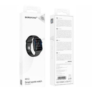 Смарт-годинник Borofone BD12 black 40214 фото