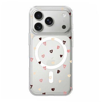 Силікон iPhone 17 Pro with MagSafe clear heart 46061 фото