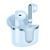 Навушники AirPods 3 Hoco EQ7 blue 35514 фото