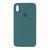 Silicone case Full iPhone X/XS pine green 23990 фото
