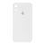 Silicone case Full square close camera iPhone X/XS white 29815 фото