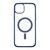Силікон iPhone 13 Pro Max MagSafe WAVE Blinding Light Case blue 04591 фото