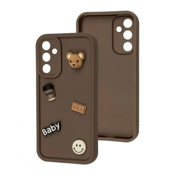 Силікон Xiaomi Redmi Note 13 Pro 4G Pretty Things brown 36602 фото
