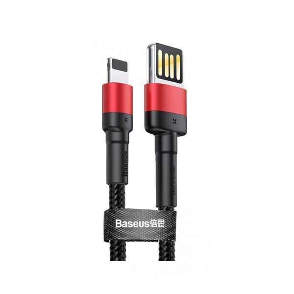 USB Cable Baseus Cafule Lightning Special Edition 2.4A (1m) red/black 01907 фото