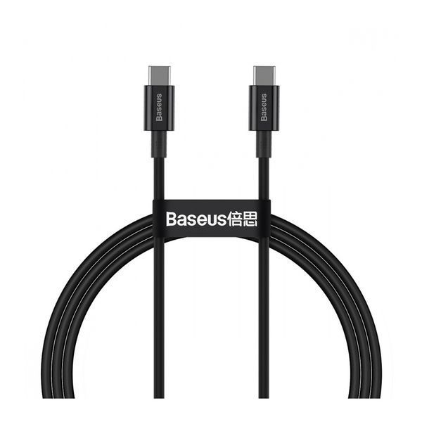 Cable Baseus Superior Series Fast Charging Type-C to Type-C PD 100W (1m) black 19134 фото