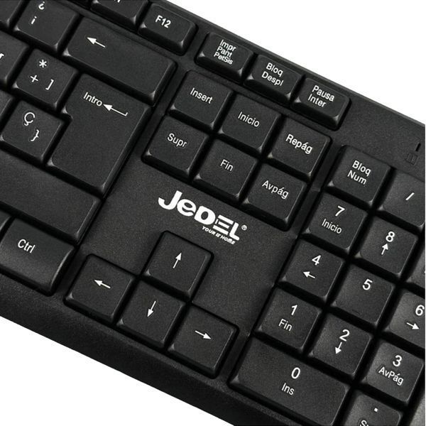 Клавіатура Bluetooth Jedel WS790 + мишка black 44347 фото