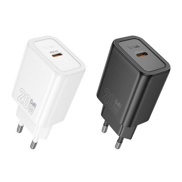 МЗП Hoco N60 PD 20W/3A (USB-C) black 20869 фото