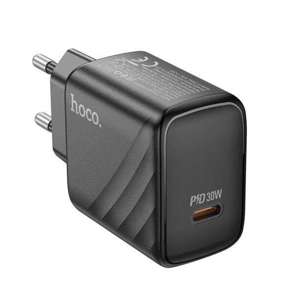МЗП Hoco CS22A PD 30W/3A (1USB-C) black 33741 фото